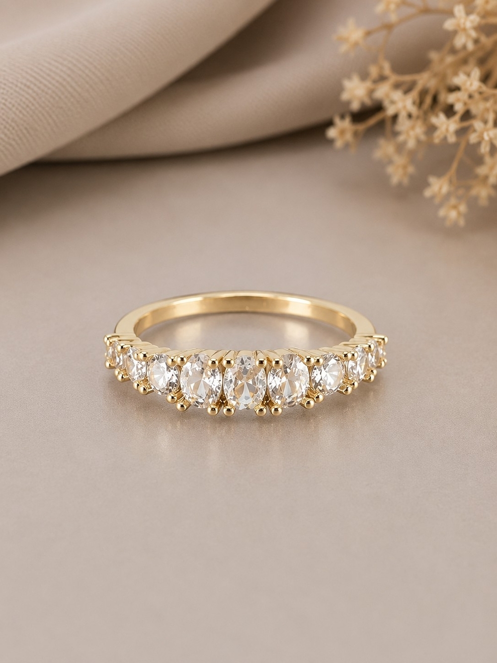 Gold Half-Eternity Band